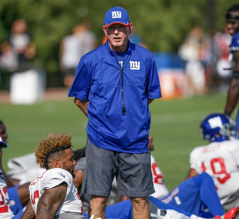 coach Tom Coughlin of the Giants