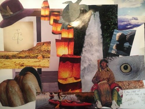 Colette Lafia's creation collage